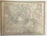 1880 Wyoming Territory Map - Oversize