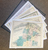 Wyoming Map Set, 1868 Territory to 1896 State