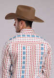 Roper Men's LS Vertical Aztec Snap Shirt
