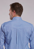 Roper Men's Snap Mini Check Long Sleeve Shirt