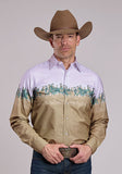 Roper Men's Long Sleeve Run Wild Boarder Shirt