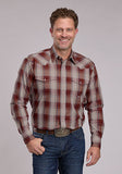 Roper Men's Red Rock Plaid Long Sleeve Shirt