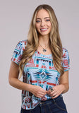 Roper Sweater Knit Scoop Neck T Shirt