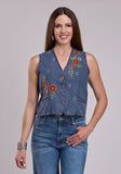 Roper Women's Button Front Denim Vest