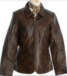 Ladies Kaycee Leather Jacket, 2 colors