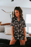 Black Brand Pajama Set