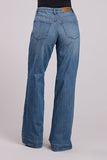 Tin Haul Women's Jeans - Stella Mid Rise Wide Leg