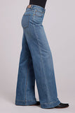 Tin Haul Women's Jeans - Stella Mid Rise Wide Leg