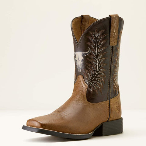 Ariat Kids Stampede Wide Square Toe Western Boot