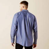 Ariat Men's Wrinkle Free Solid Pinpoint Oxford Classic Fit Shirt