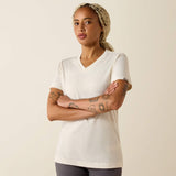 Ariat Women's Rebar Cotton Strong Standard V-Neck T-Shirt