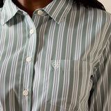 Ariat Kirby Pro Shirt - Green Bay Stripe