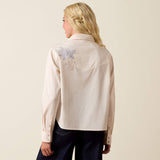 Ariat Ladies Ashville Embroidered Long Sleeve Snap Shirt