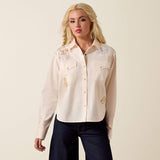 Ariat Ladies Ashville Embroidered Long Sleeve Snap Shirt
