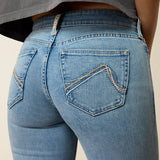 Ariat Women's Mid Rise Saige Slim Trouser Jeans