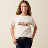Ariat Girls Floral Fill T-Shirt