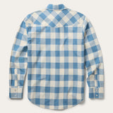 Stetson Men's Long Sleeve Shirt Denim Buffalo Oxford