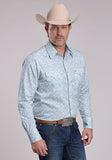 Stetson Men's Long Sleeve Victorian Floral Print
