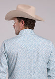 Stetson Men's Long Sleeve Victorian Floral Print