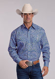 Stetson Men’s Two Pocket Meadow Paisley Print Shirt