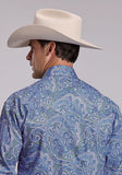 Stetson Men’s Two Pocket Meadow Paisley Print Shirt