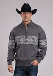 Stetson Men's 1/4 Zip Sweater