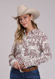Women's Stetson Desert Toile Crepe LS