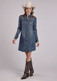 Stetson Women's Tencel Snap Front Dress