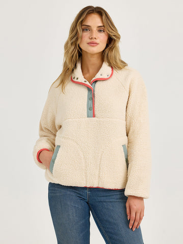 Women's Wrangler Retro® Half-Snap Sherpa Pullover