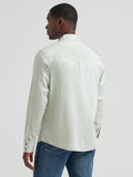 Wrangler Men's Retro® Premium Long Sleeve Snap Shirt - Modern Fit - Green