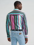 Wrangler Men's Vintage-Inspired Brushpopper Western Snap Workshirt