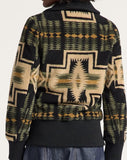 Pendleton WOMEN'S HARDING FOXGLOVE FLEECE BOMBER JACKET