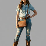 American Darling Crossbody Genuine Leather Women Bag