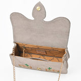 American Darling Western Embroidered Genuine Suede Cross body Bag