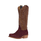 Hyer Womens Rose Hill Burgundy Boots