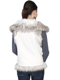 Scully Coyote Faux Fur Women's Vest