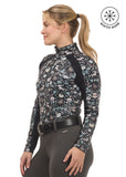 Kerrits First Level Quarter Zip Stretch Fleece Tech Top - Print