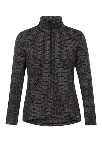 Kerrits Snaffle Links Fleece Half Zip Top