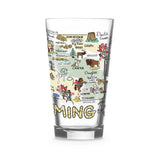 Fishkiss Wyoming 16oz Glass