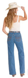 Rock&Roll Ladies Wide Leg Jeans