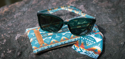 Pendleton Sunglasses - Rylahn: Teal Crystal / Nehalem: Teal Crystal / Grey Polarized / Nehalem