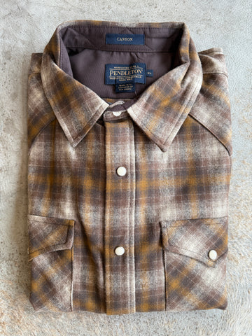 Pendleton  Plaid Western Canyon Snap Shirt