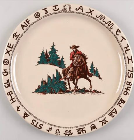 Christmas Round Platter by True West