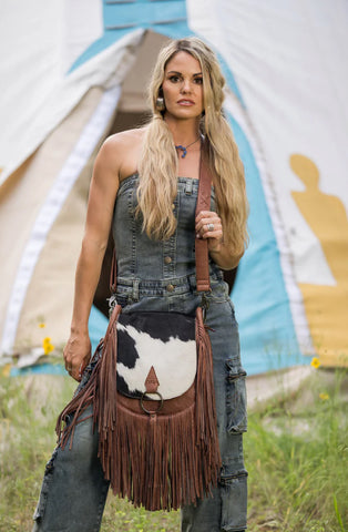STS Ladies Indie Cowhide Saddle Bag