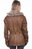 Scully Women's Jacket with Faux Fur Trim