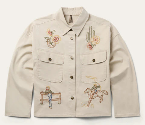 Stetson Ladies Embroidered Shacket