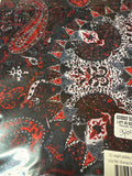 Wyoming Trader red/silver scarf