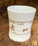 Cowboy Shop Mugs - 14oz white diner mug