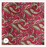 Wyoming Traders paisley wine/olive scarf
