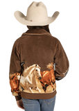 Girls Rock and Roll Horse Border Jacket
